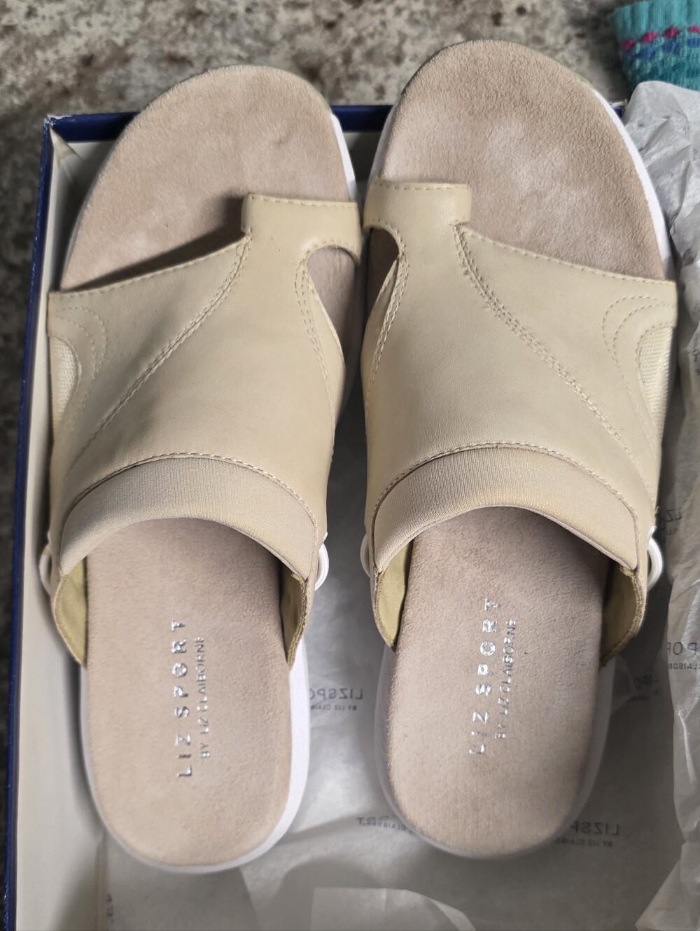 New Women's Lizsport By Liz Claiborne Seleni Sandal Sz 8.5